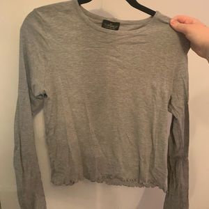 Topshop cropped long sleeve